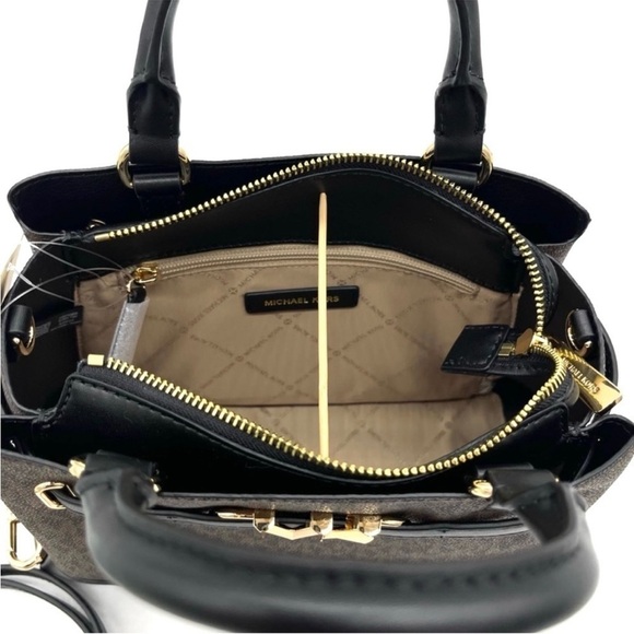 Michael Kors Reed Small Satchel
Crossbody Bag Brown/Black - Picture 7 of 10